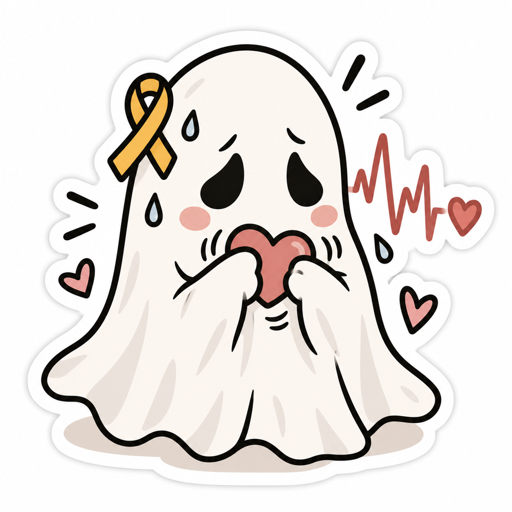 BOO to POTS Sticker Pack | Halloween Dysautonomia Awareness Gift