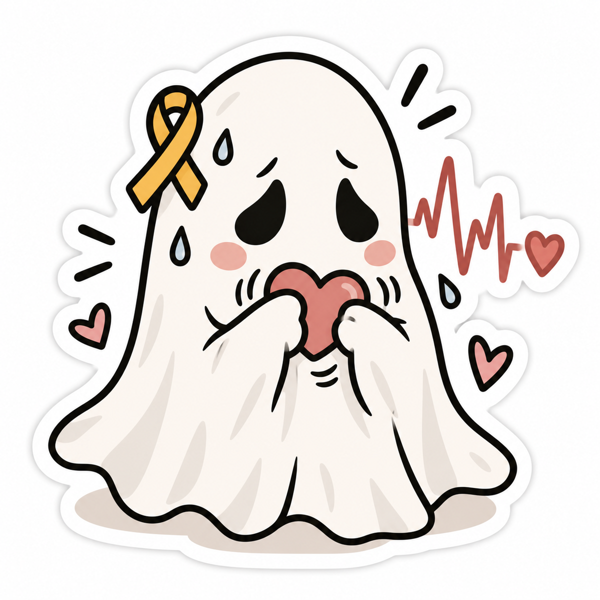 BOO to POTS Sticker Pack | Halloween Dysautonomia Awareness Gift