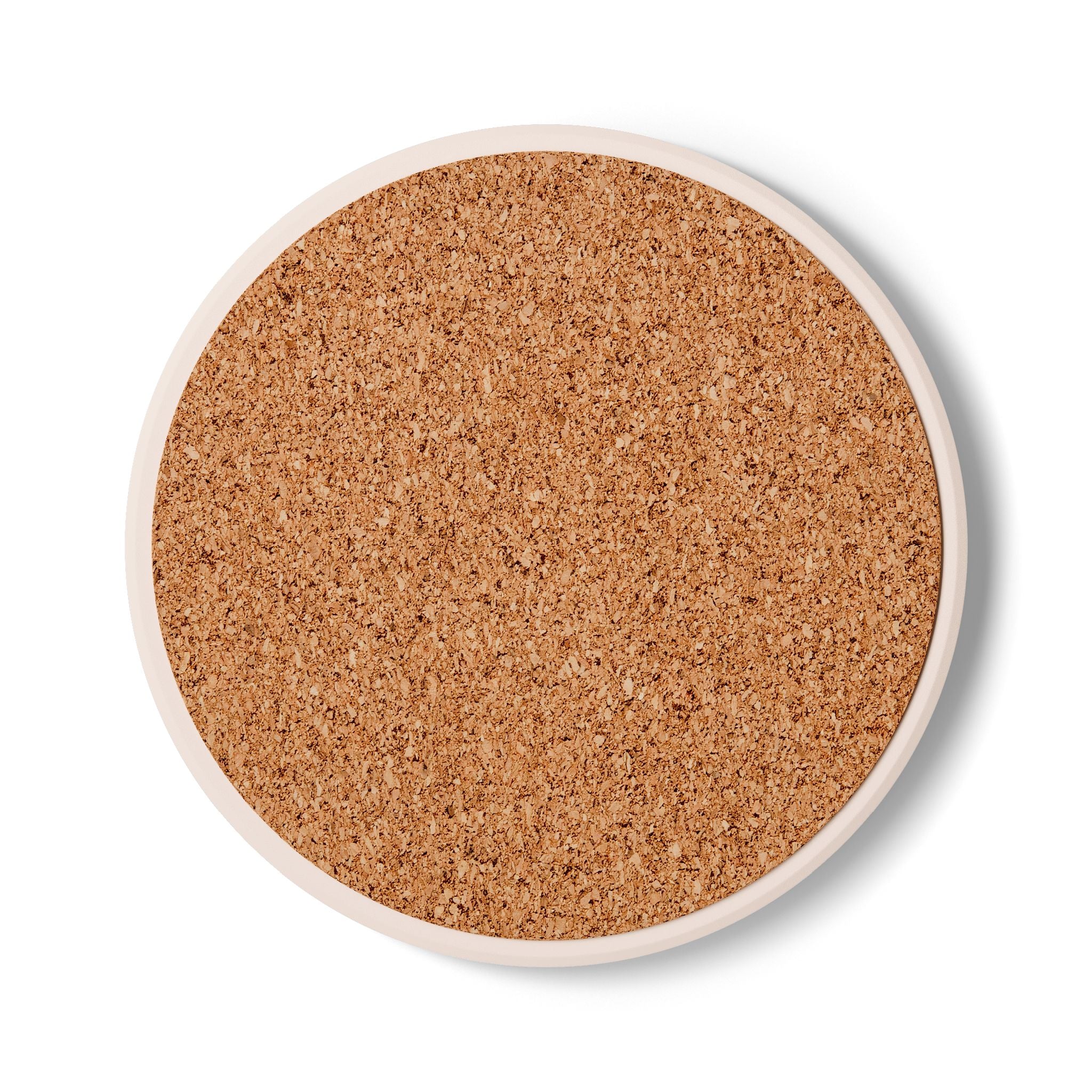 Halloween 'Boo to Endo' Ceramic Coaster — Endometriosis Awareness Ghost Design