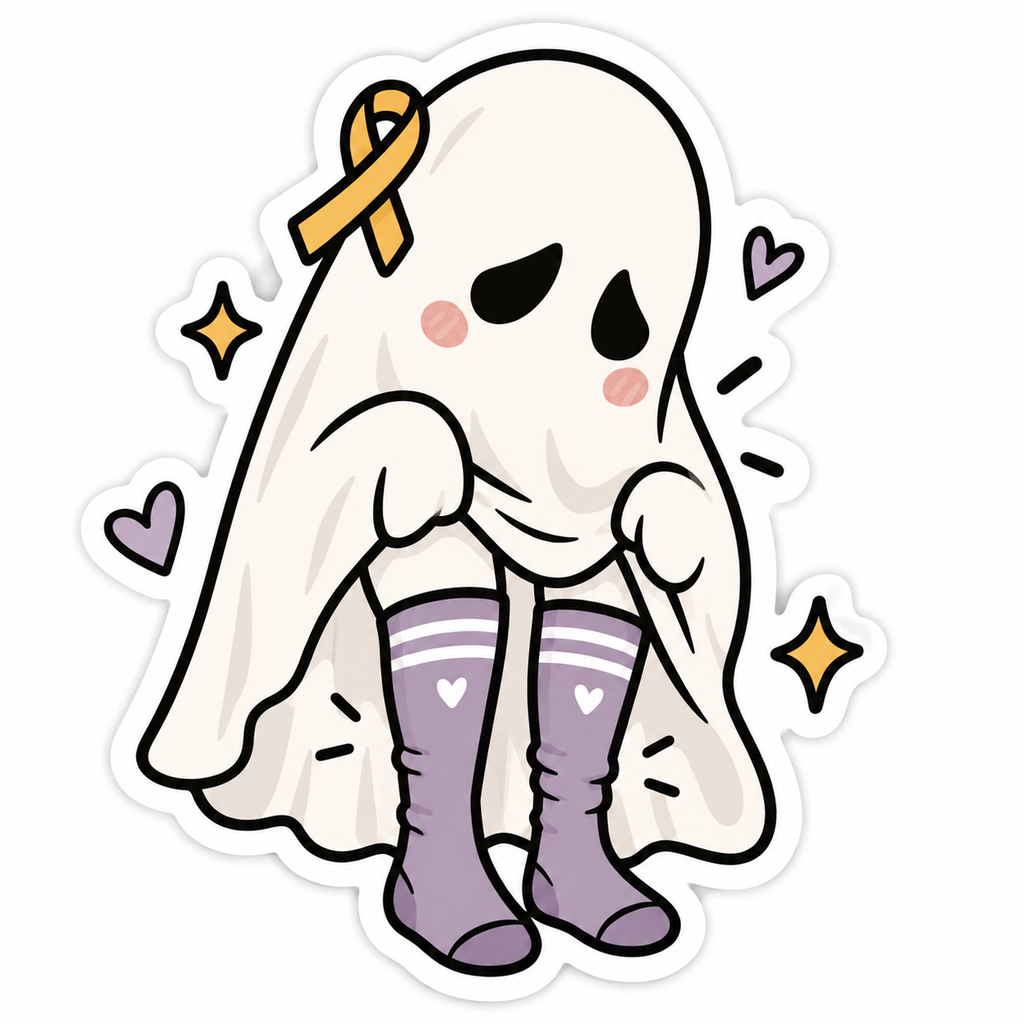 BOO to POTS Sticker Pack | Halloween Dysautonomia Awareness Gift