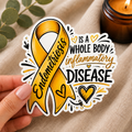 Yellow Ribbon | Endometriosis Sticker (9)