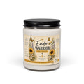 Endo Warrior Scented Soy Candle — 9oz Aromatherapy Candle with Sunflower Design (Endometriosis Awareness)