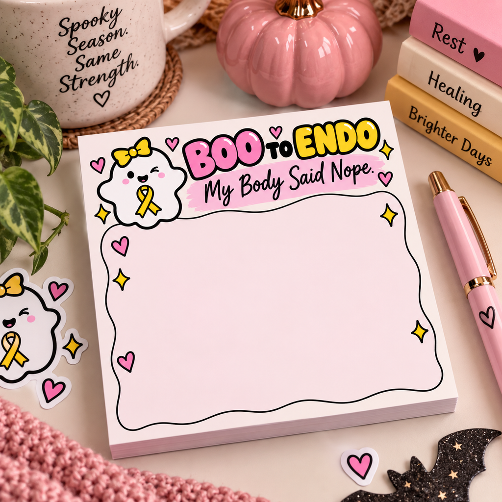 “My Body Said Nope” Memo Pad | BOO to ENDO Chronic Illness Gift