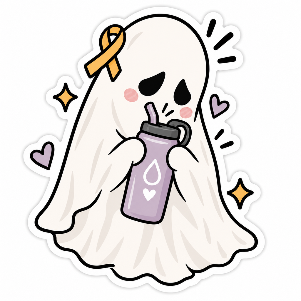 BOO to POTS Sticker Pack | Halloween Dysautonomia Awareness Gift