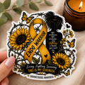 Woman Fighting a Battle | Endometriosis Sticker (5)