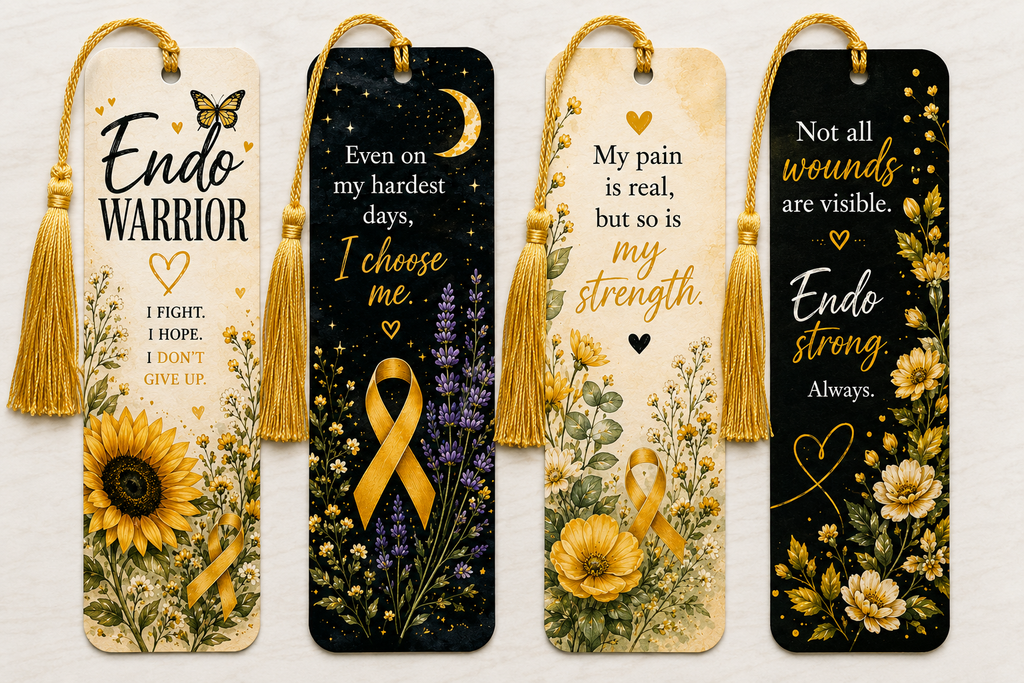 Endometriosis Bookmark Set | Endo Warrior Gift
