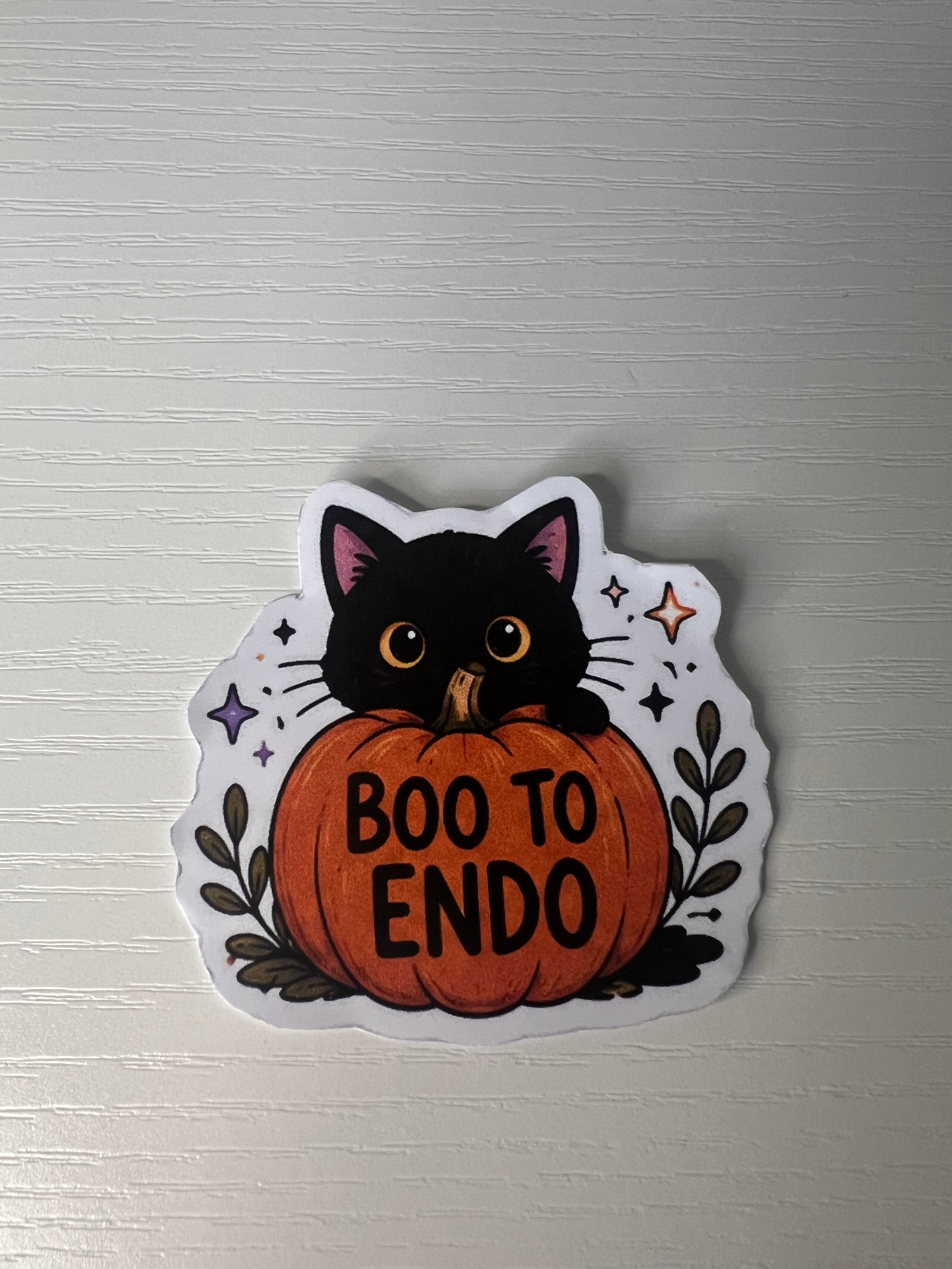 BOO to ENDO sticker