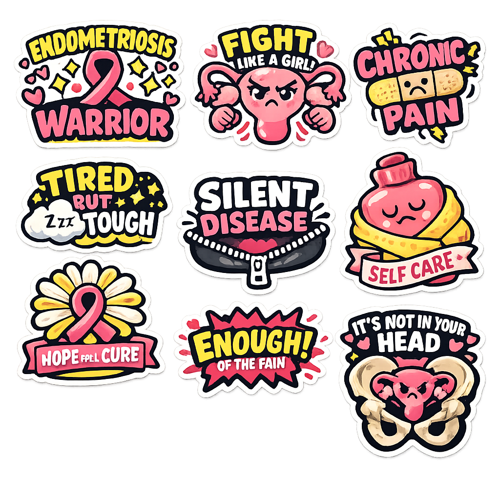 ENDO Warrior Sticker Bundle 2
