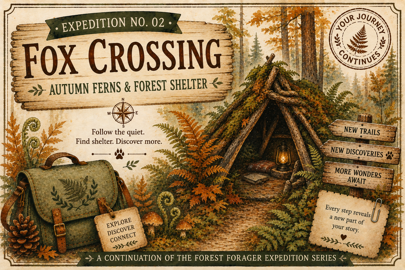 Autumn Ferns & Forest Shelter