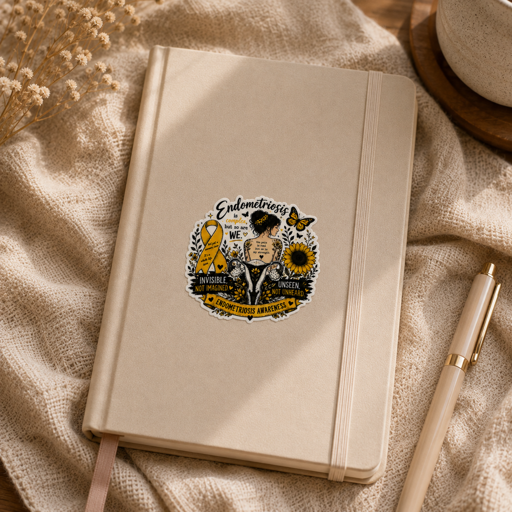 Floral Women | Endometriosis Sticker (10)