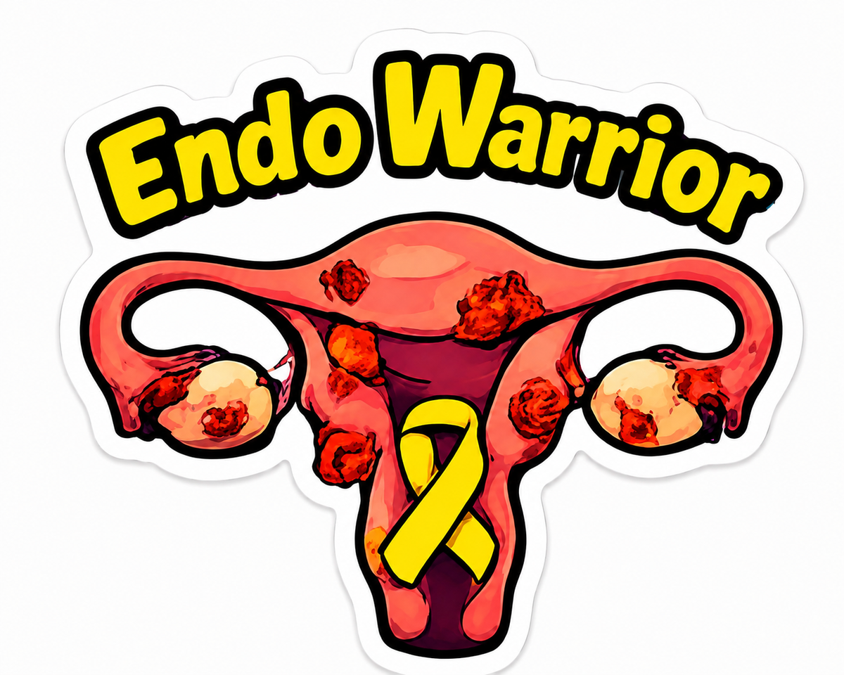 ENDO Warrior Sticker | Endometriosis Awareness Gift