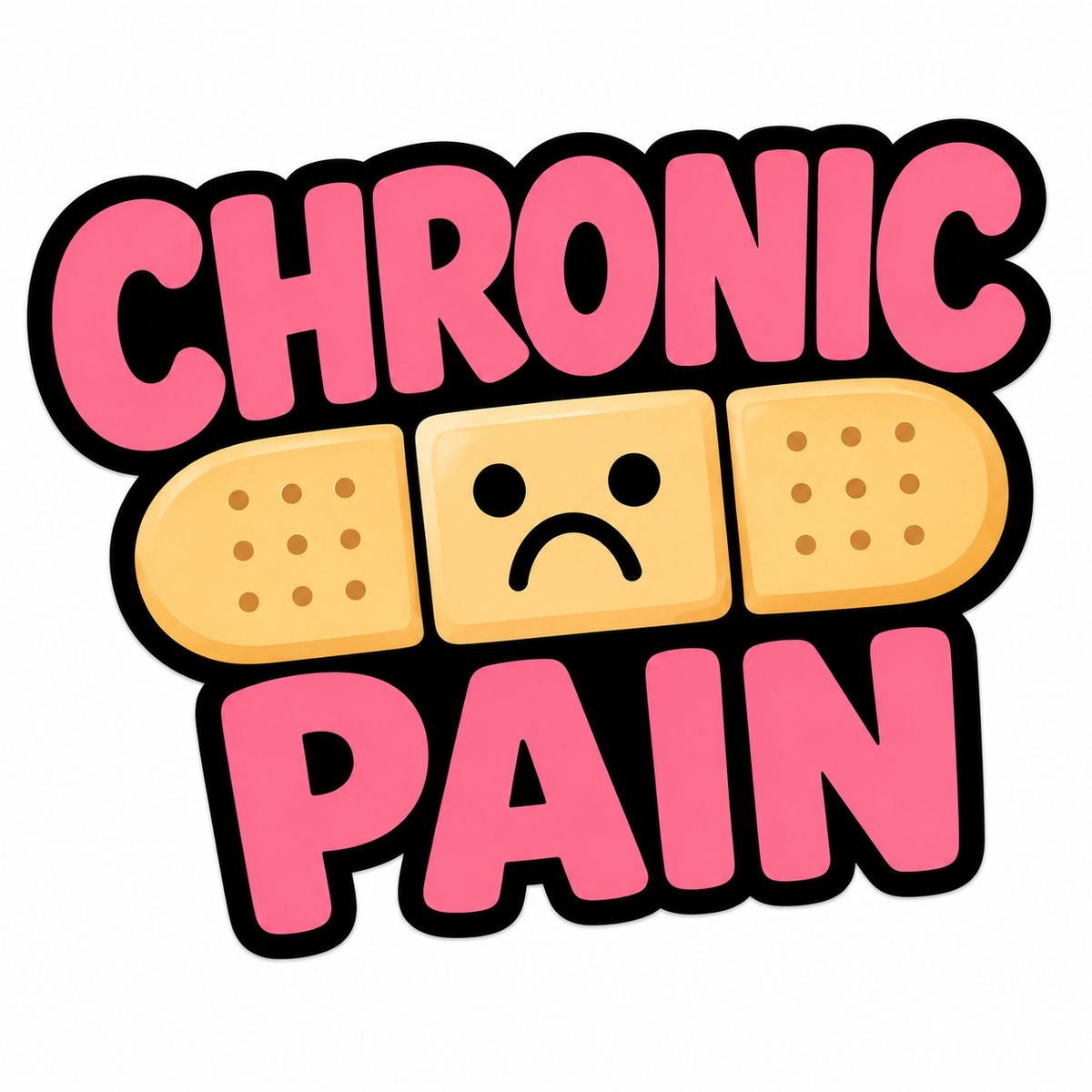 Chronic Pain Sticker | Invisible Illness Awareness Gift
