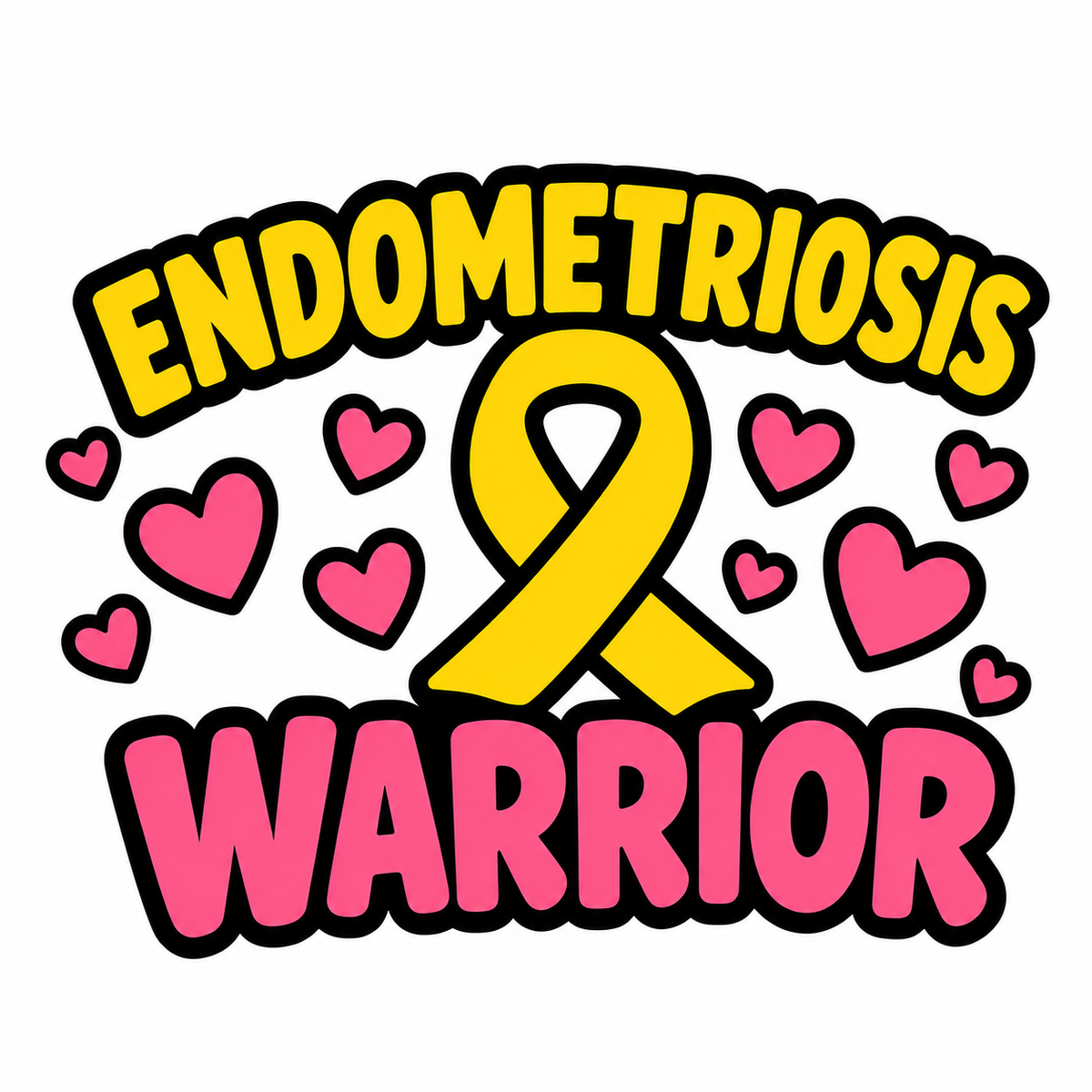 Endometriosis Warrior Sticker | Endo Awareness Gift