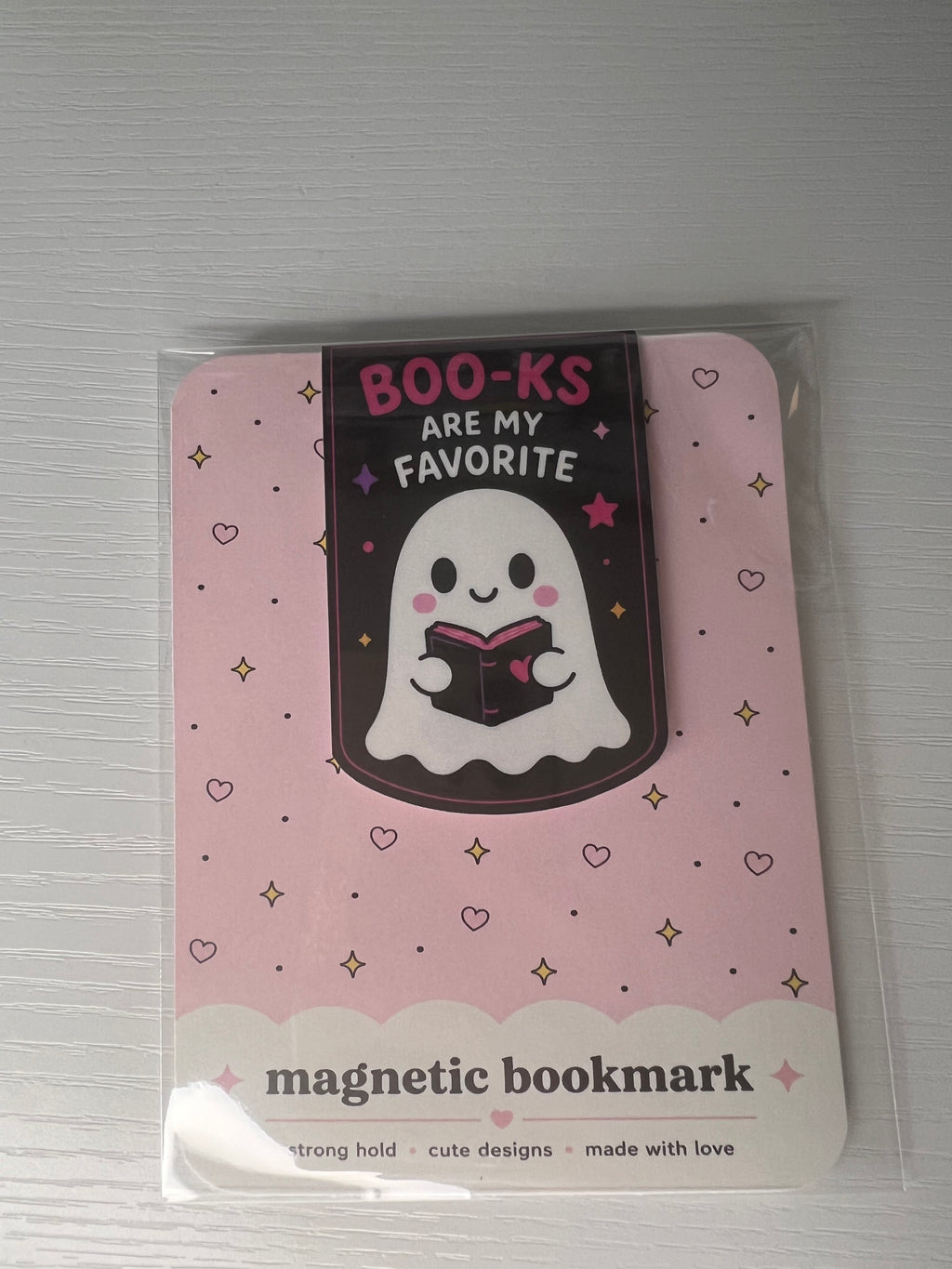 BOO-KS Are My Favorite Magnetic Bookmark | Halloween Book Lover