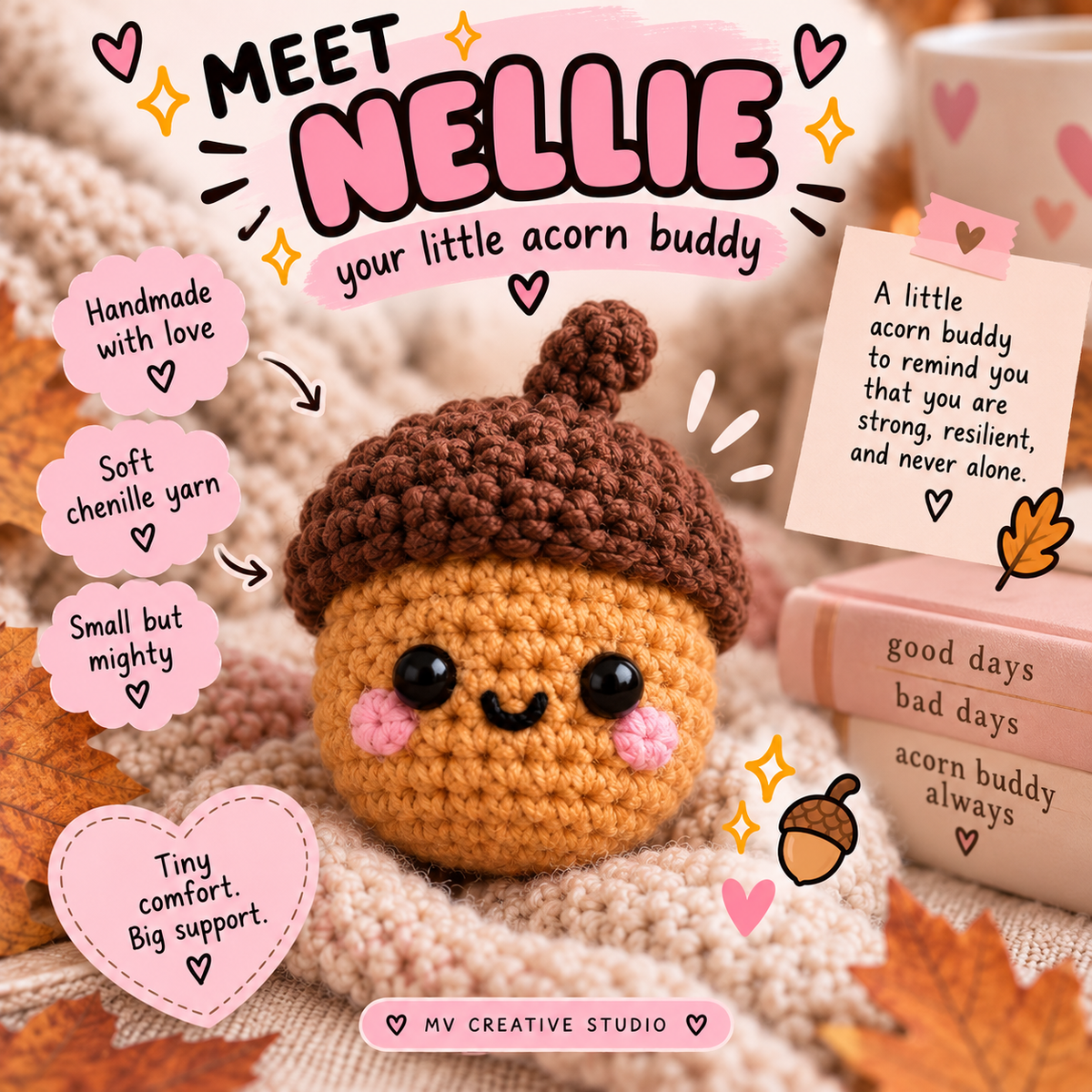 Chronic Illness Care Package | Cozy Comfort Gift Box | Spoonie Gift | A-CORN-ICALLY ME Fall Care Package