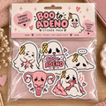 BOO to ADENO Sticker Pack | Adenomyosis Awareness Ghost Stickers | Chronic Illness Sticker Set | Spooky Spoonie Gift