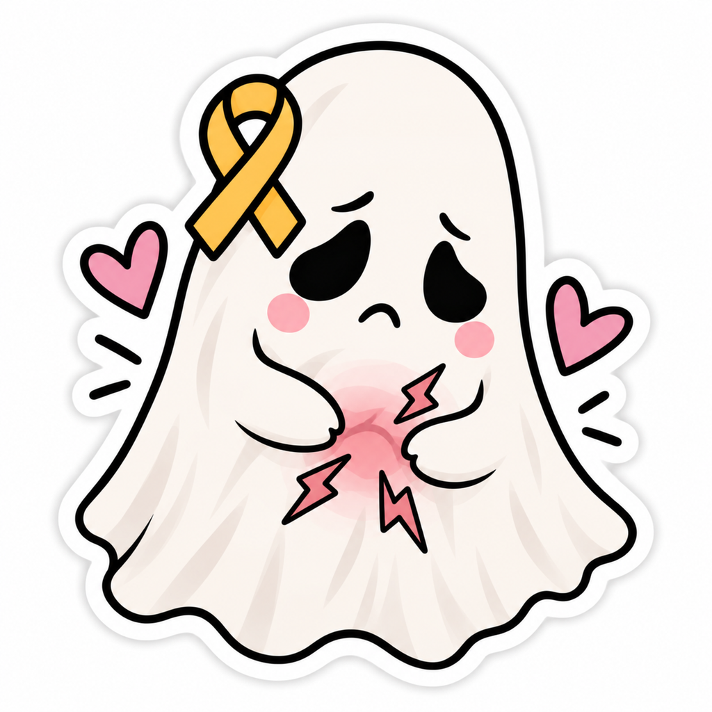 BOO to ENDO Sticker Pack | Halloween Endometriosis Awareness Gift