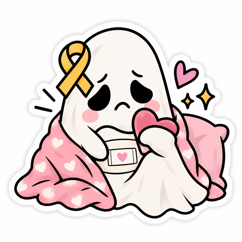 BOO to ENDO Sticker Pack | Halloween Endometriosis Awareness Gift