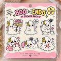 BOO to ENDO Sticker Pack | Halloween Endometriosis Awareness Gift