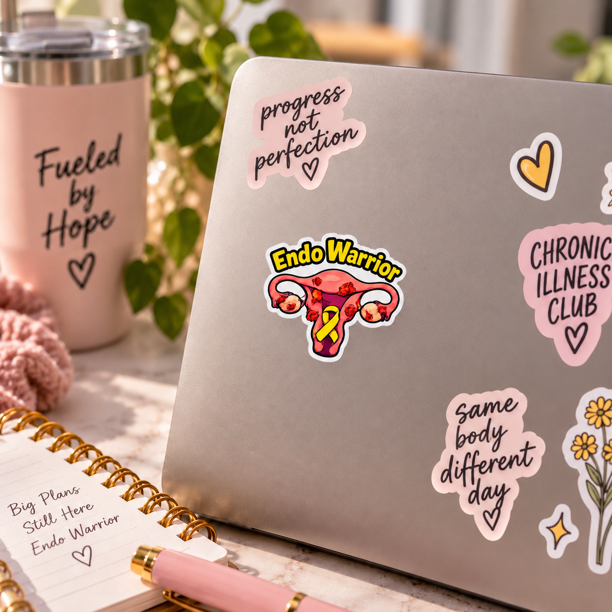 ENDO Warrior Sticker | Endometriosis Awareness Gift