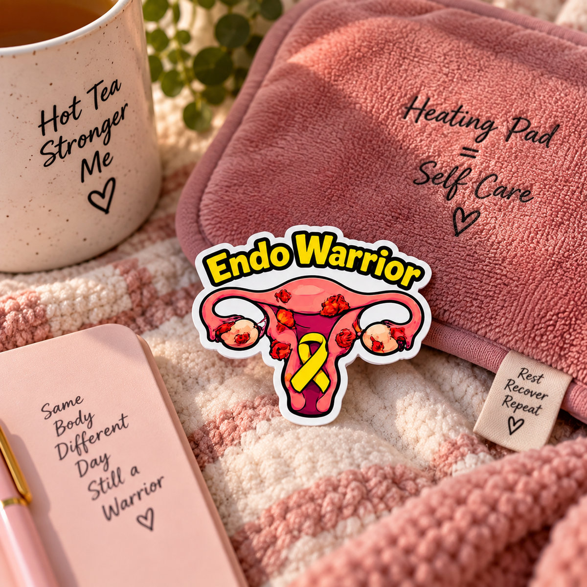 ENDO Warrior Sticker | Endometriosis Awareness Gift