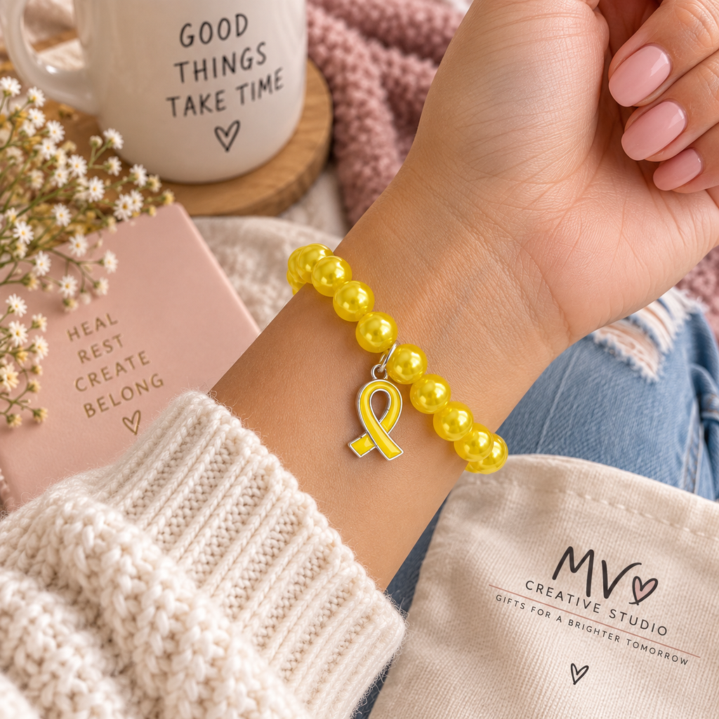 Stretch Endo Bracelet | Endometriosis Awareness Gift