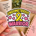 Endometriosis Warrior Sticker | Endo Awareness Gift