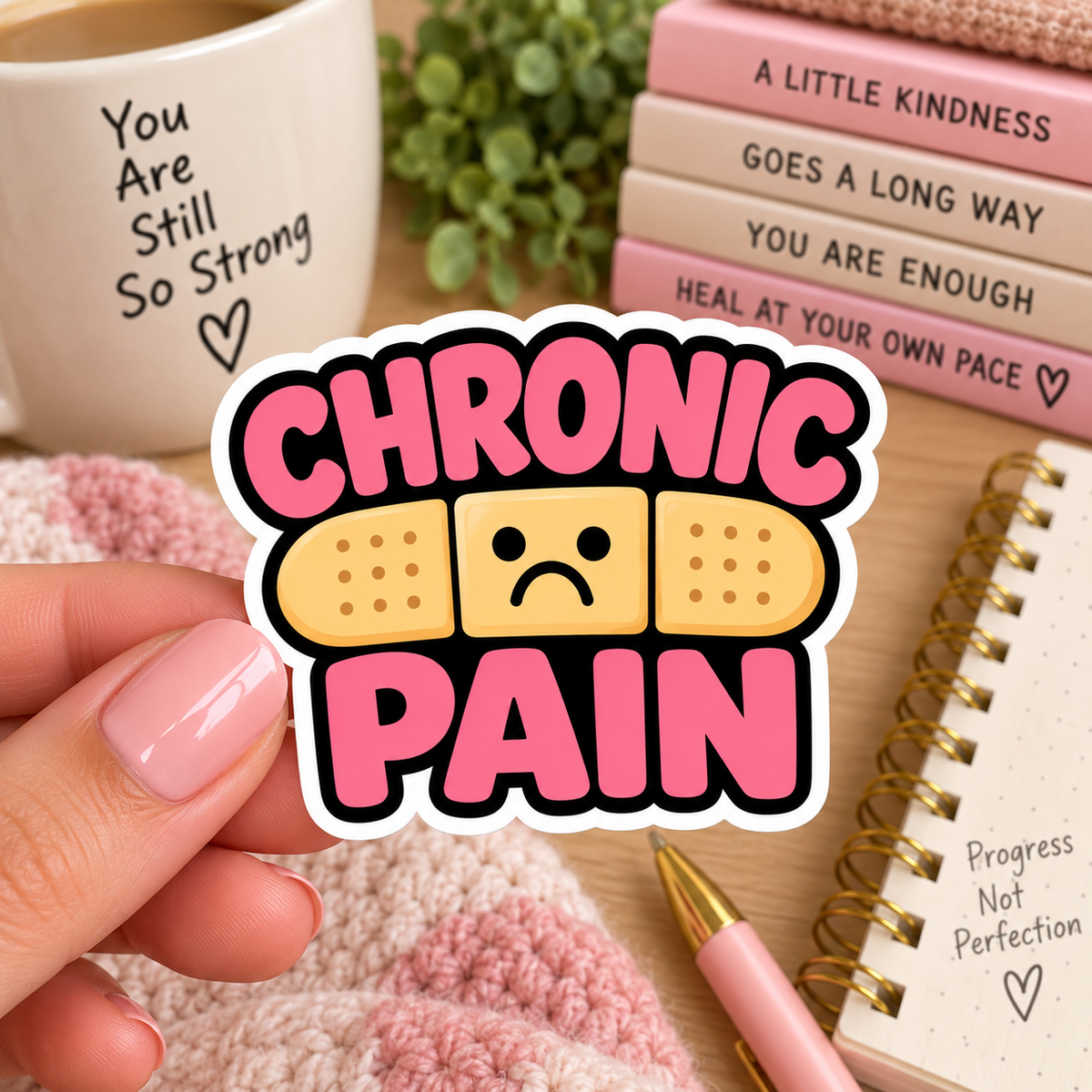 Chronic Pain Sticker | Invisible Illness Awareness Gift