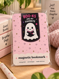 BOO-KS Are My Favorite Magnetic Bookmark | Halloween Book Lover