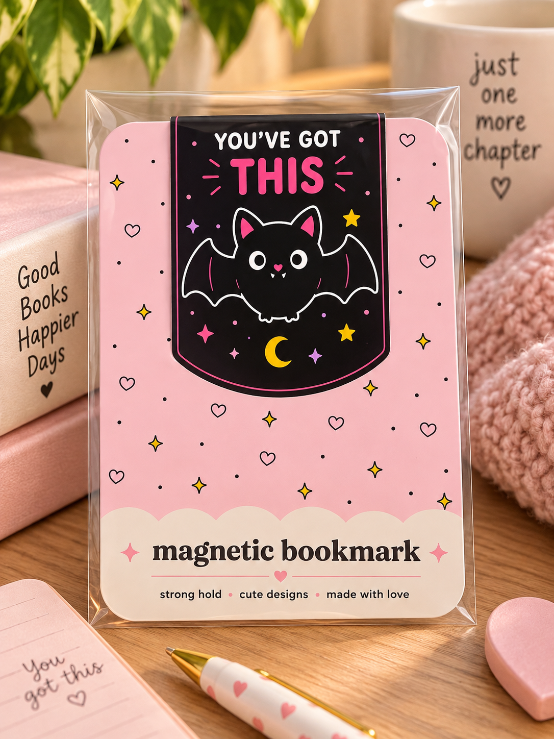 You’ve Got This Bat Magnetic Bookmark | Halloween Encouragement Gift