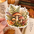 Autumn Mushroom Sticker | Cottagecore Woodland Sticker