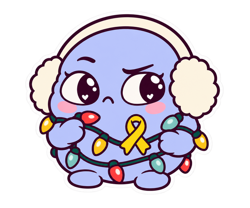 HO HO HO NO ENDO — 5-Sticker Pack