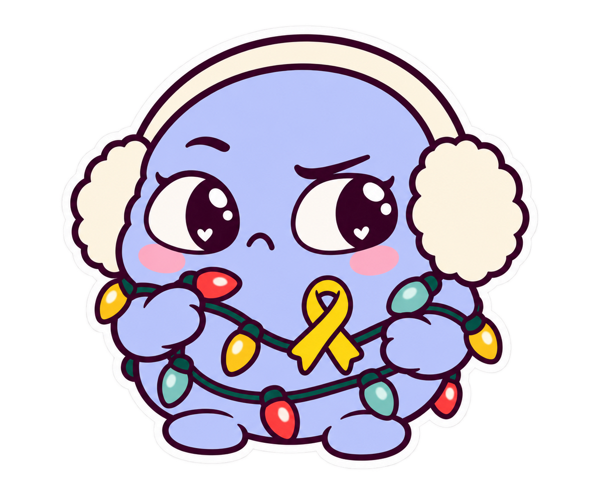 HO HO HO NO ENDO — 5-Sticker Pack