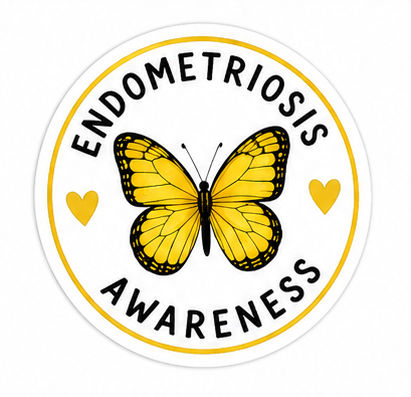 Endometriosis button Pin