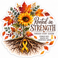 Rooted in Strength- Through Every Season Sticker