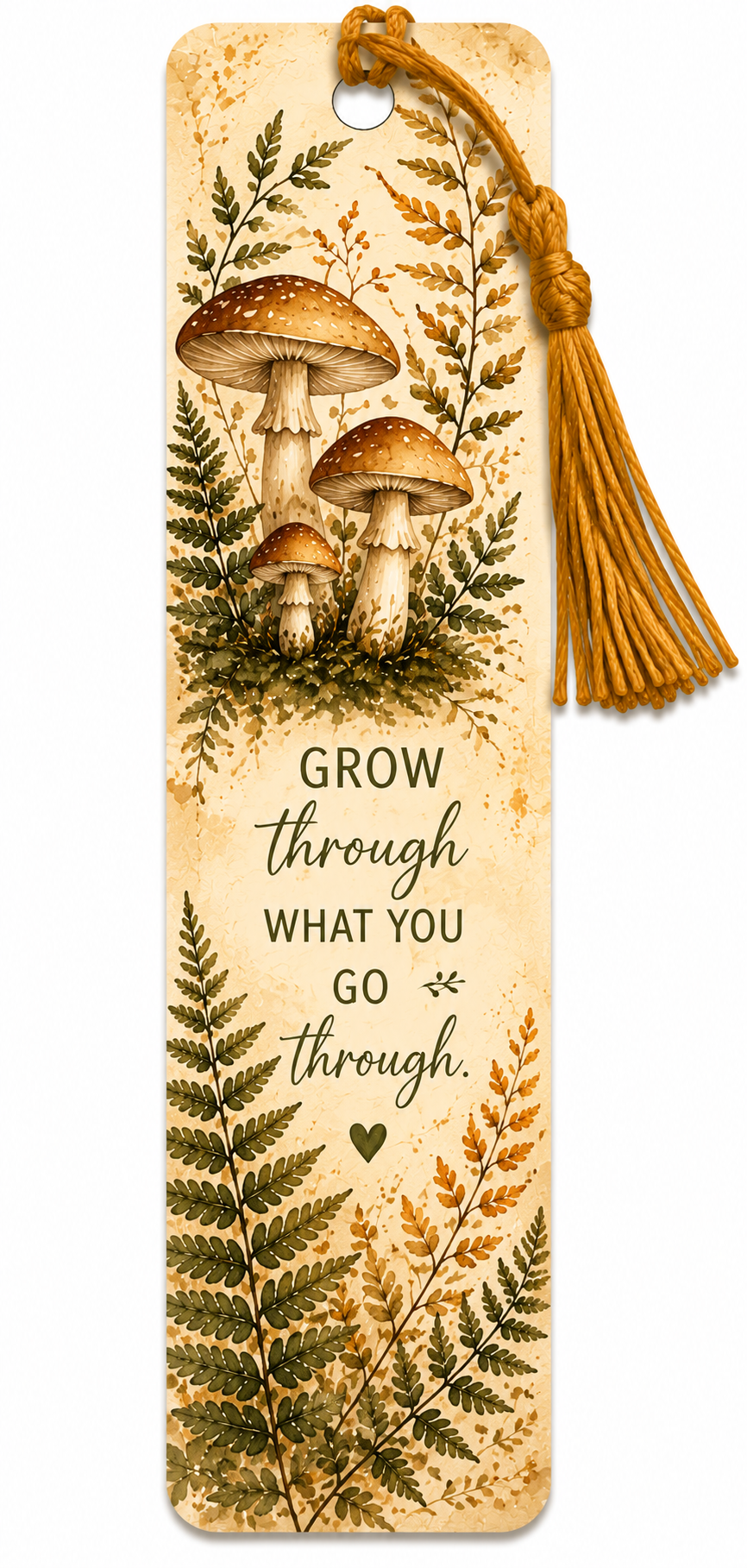 Autumn Botanical Growth Bookmark