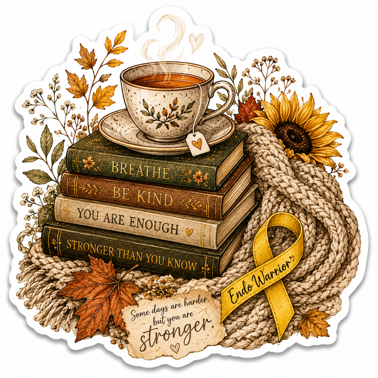 Cozy Autumn Sticker