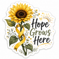 Hope Grows Here Sticker