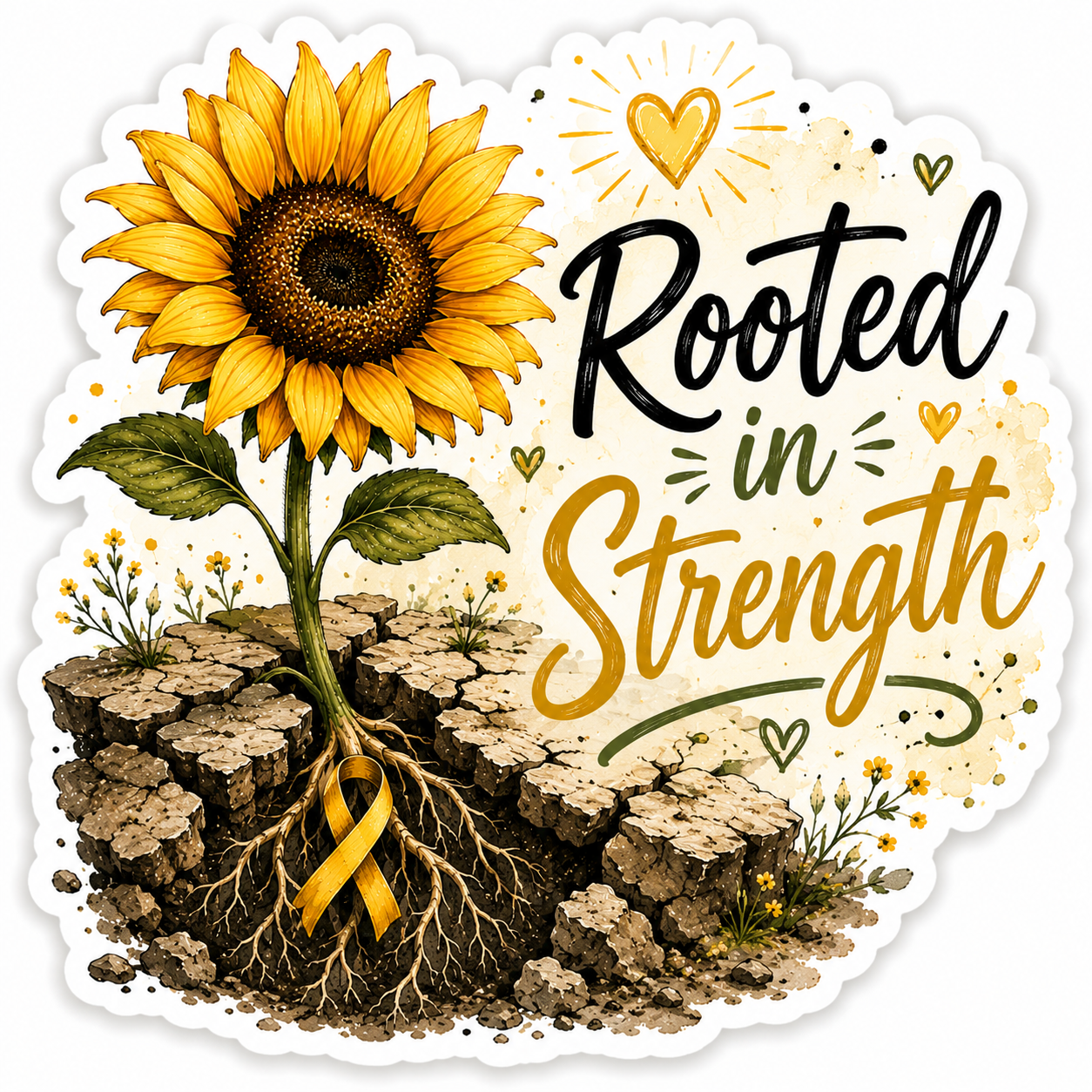 Rooted in Strength Sticker