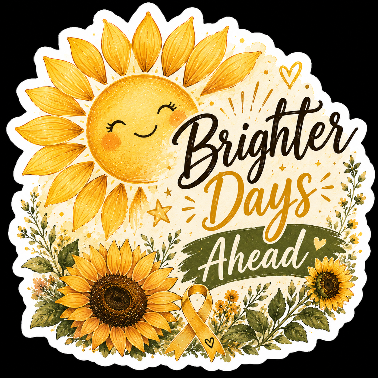 Brighter Days Ahead Sticker
