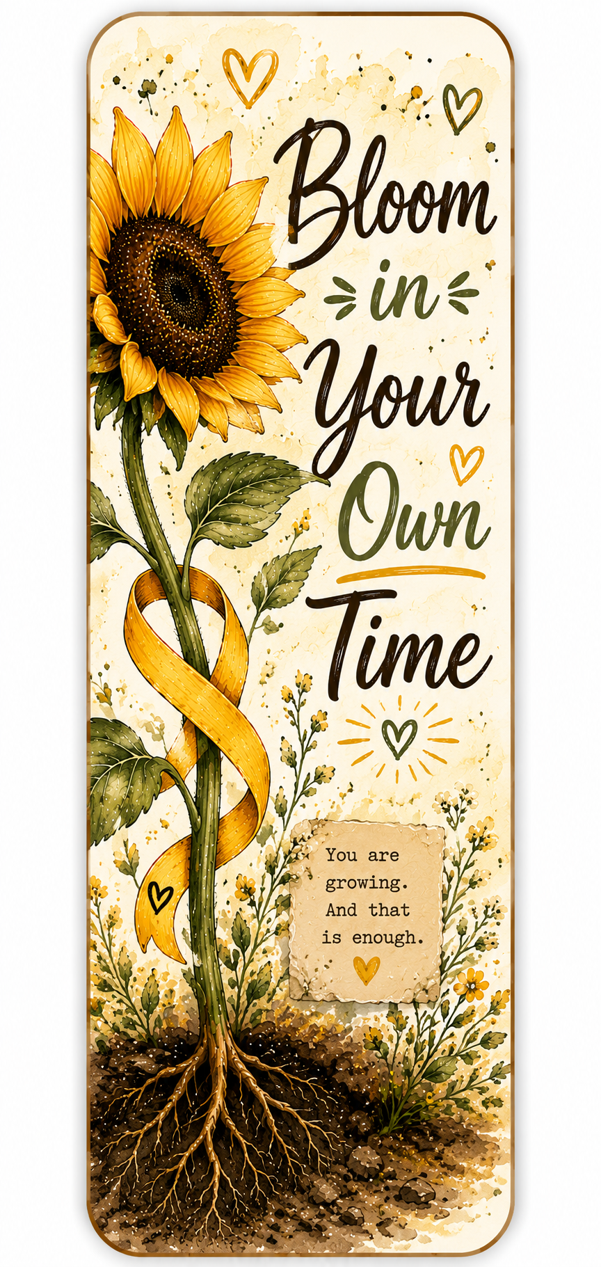 Bloom in Your Own Time Bookmark