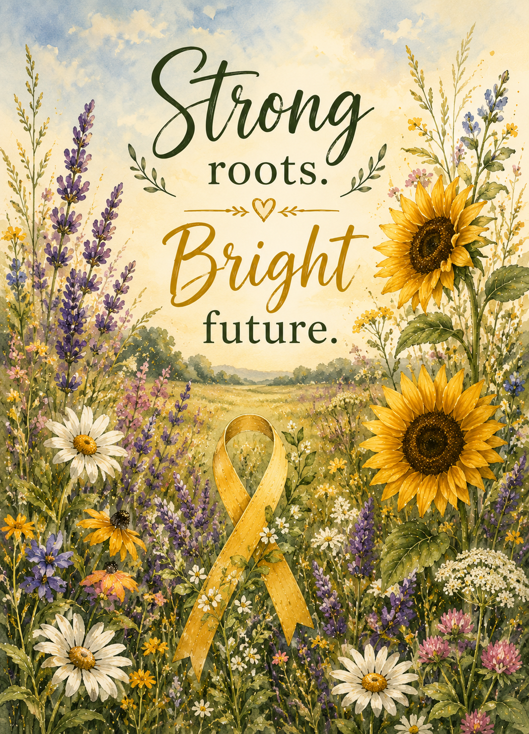 Strong Roots, Bright Future- 5x7 Print