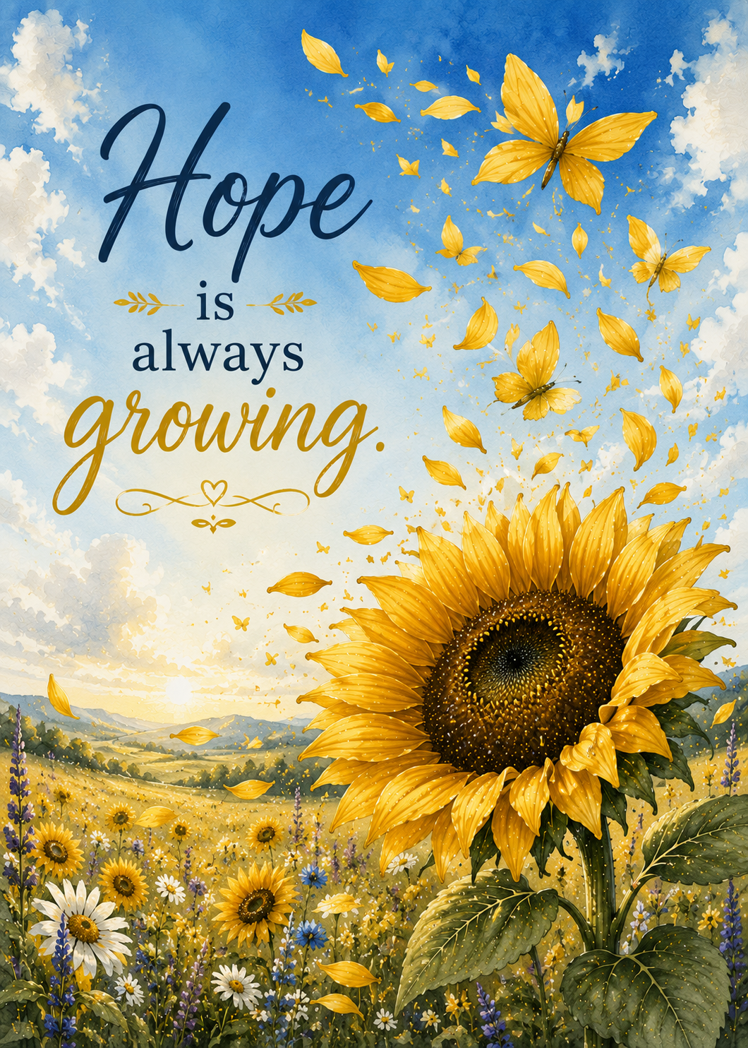 Hope is Growing- 5x7 print