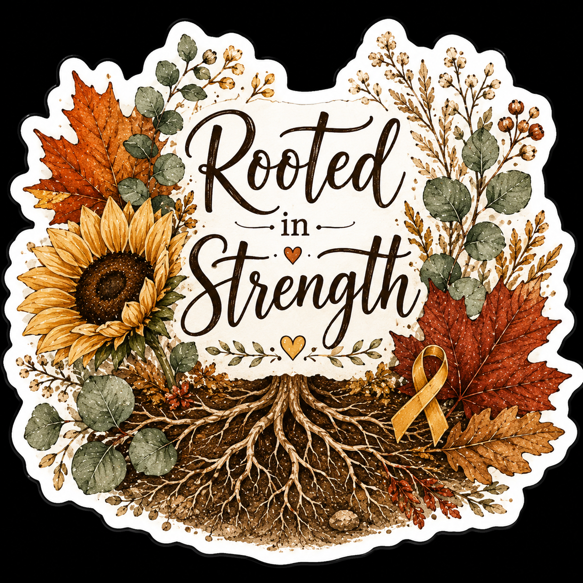 Rooted in Strength Sticker