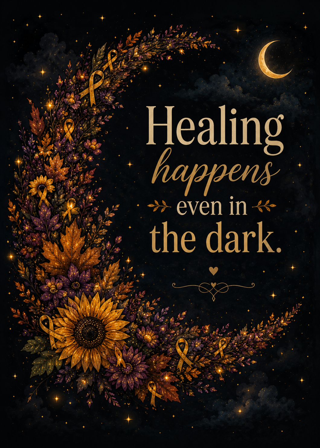 Healing in the Dark- 5x7 Art Print