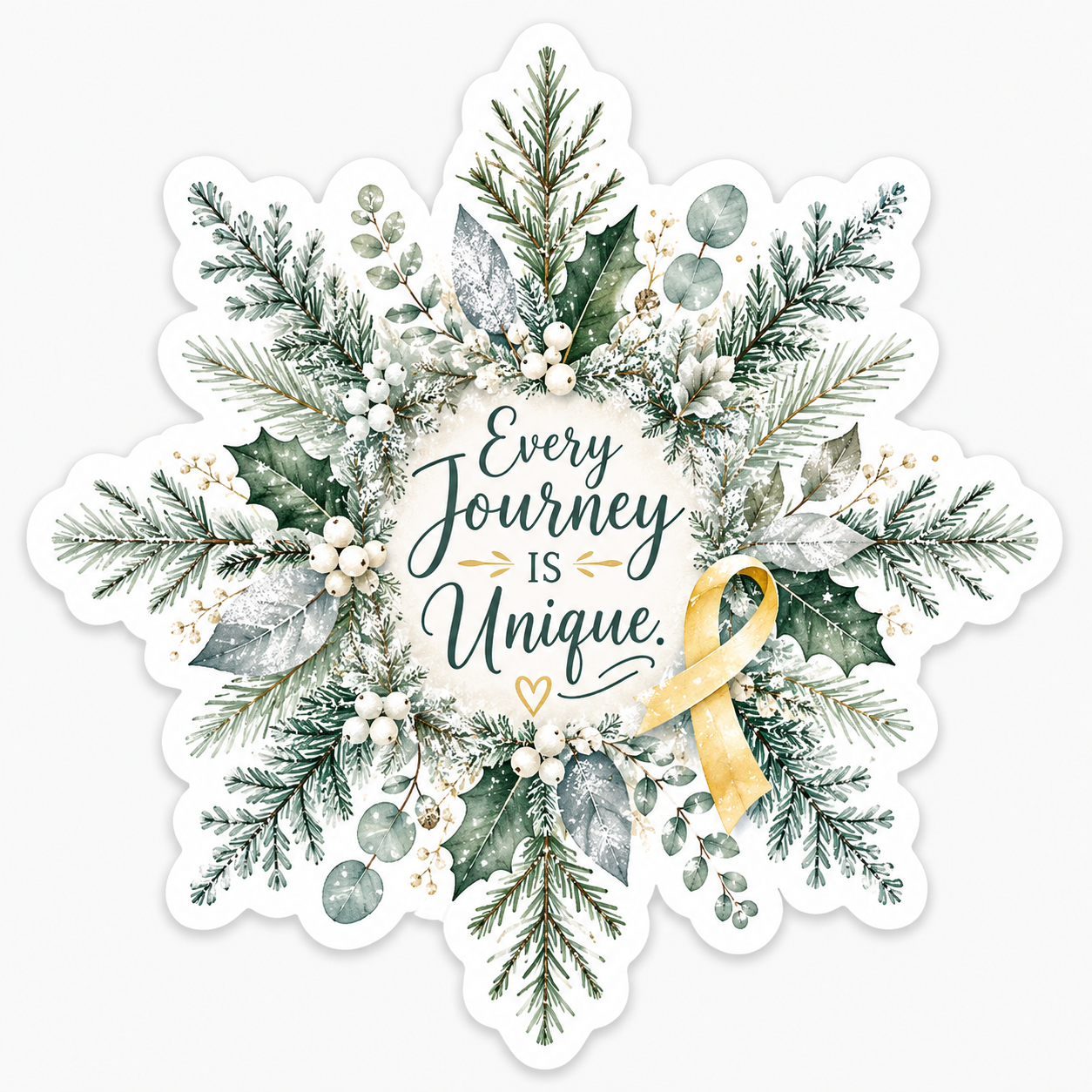 Every Journey is Unique Sticker