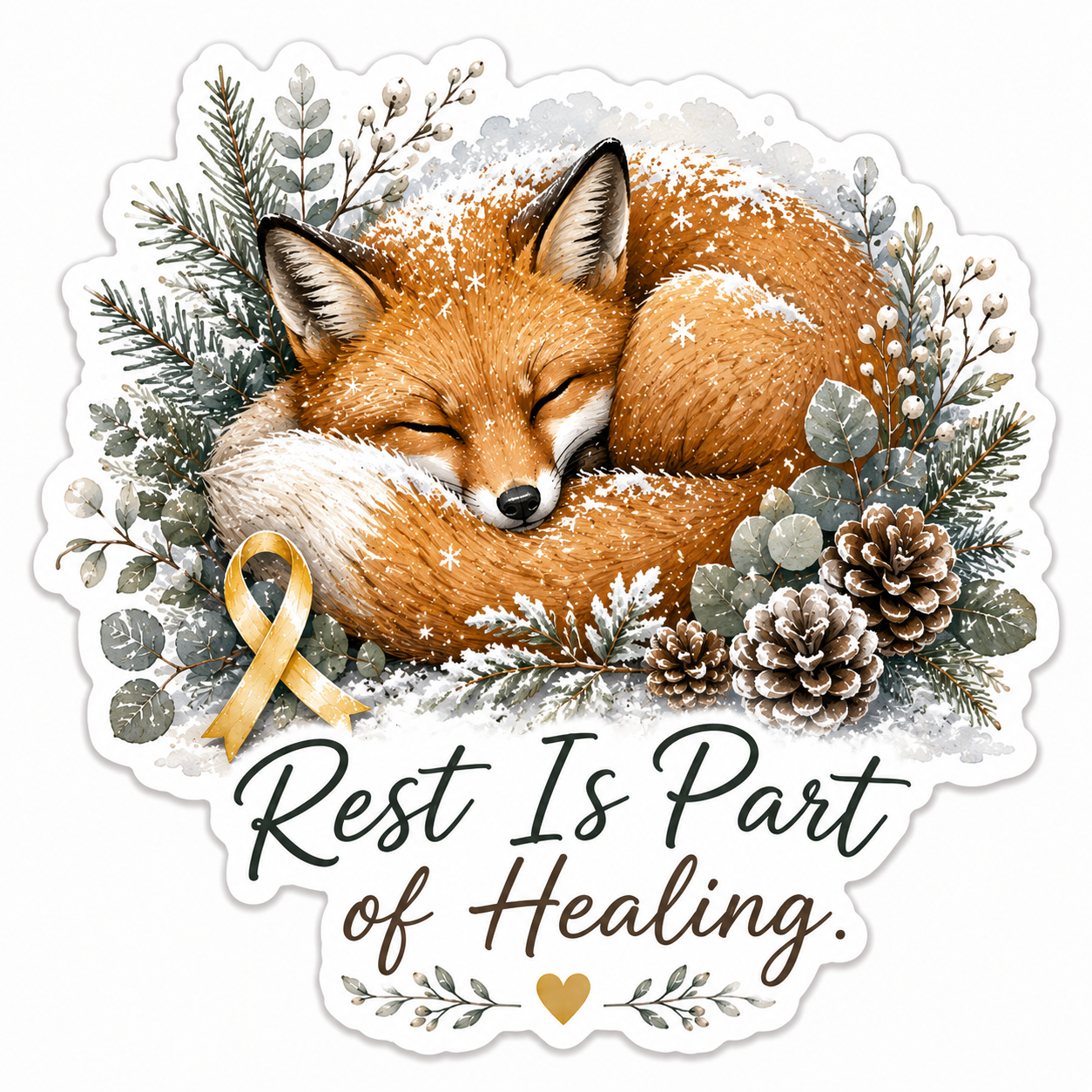 Rest is Part of Healing Sticker