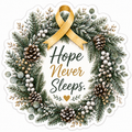 Hope Never Sleeps Sticker