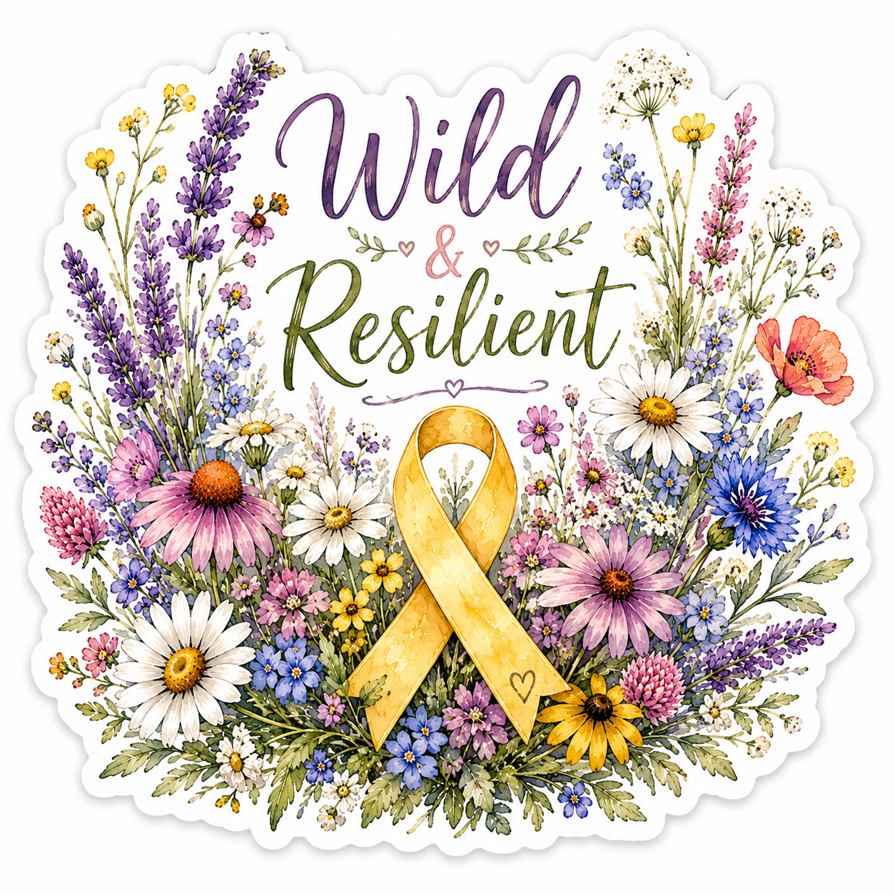 Wild and Resilient Sticker