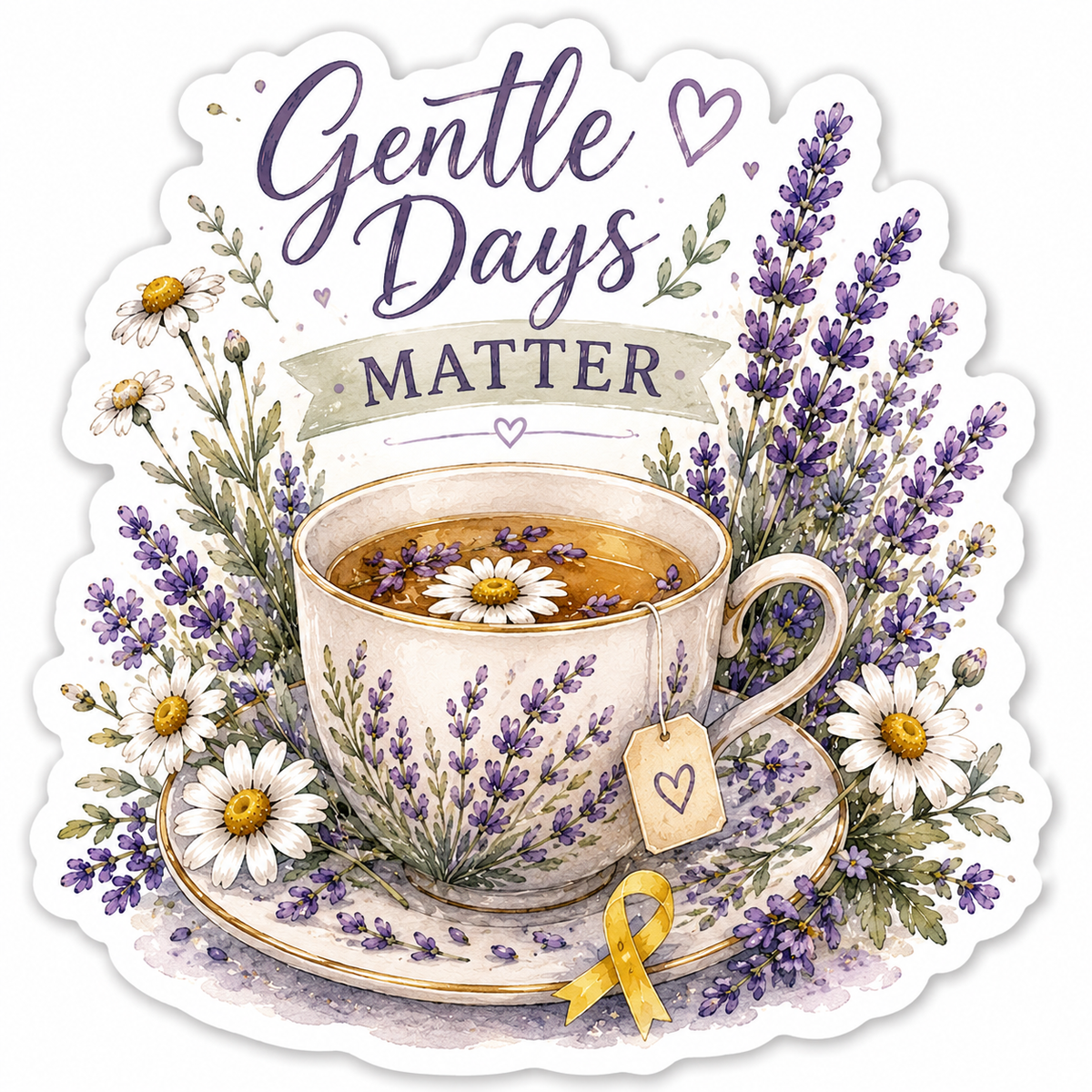Gentle Days Matter Sticker